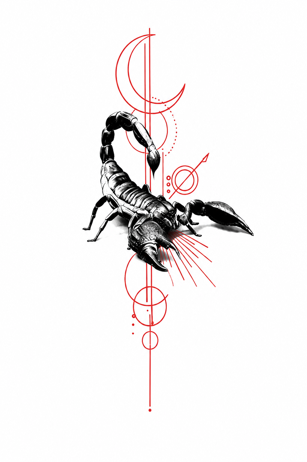 Scorpion Rouge - 5 x 17 cm