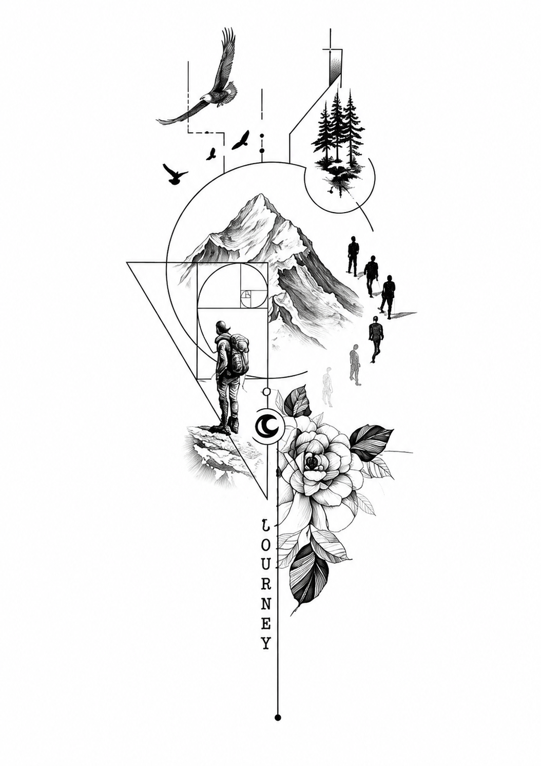 Voyage & Montagne - 5 x 17 cm