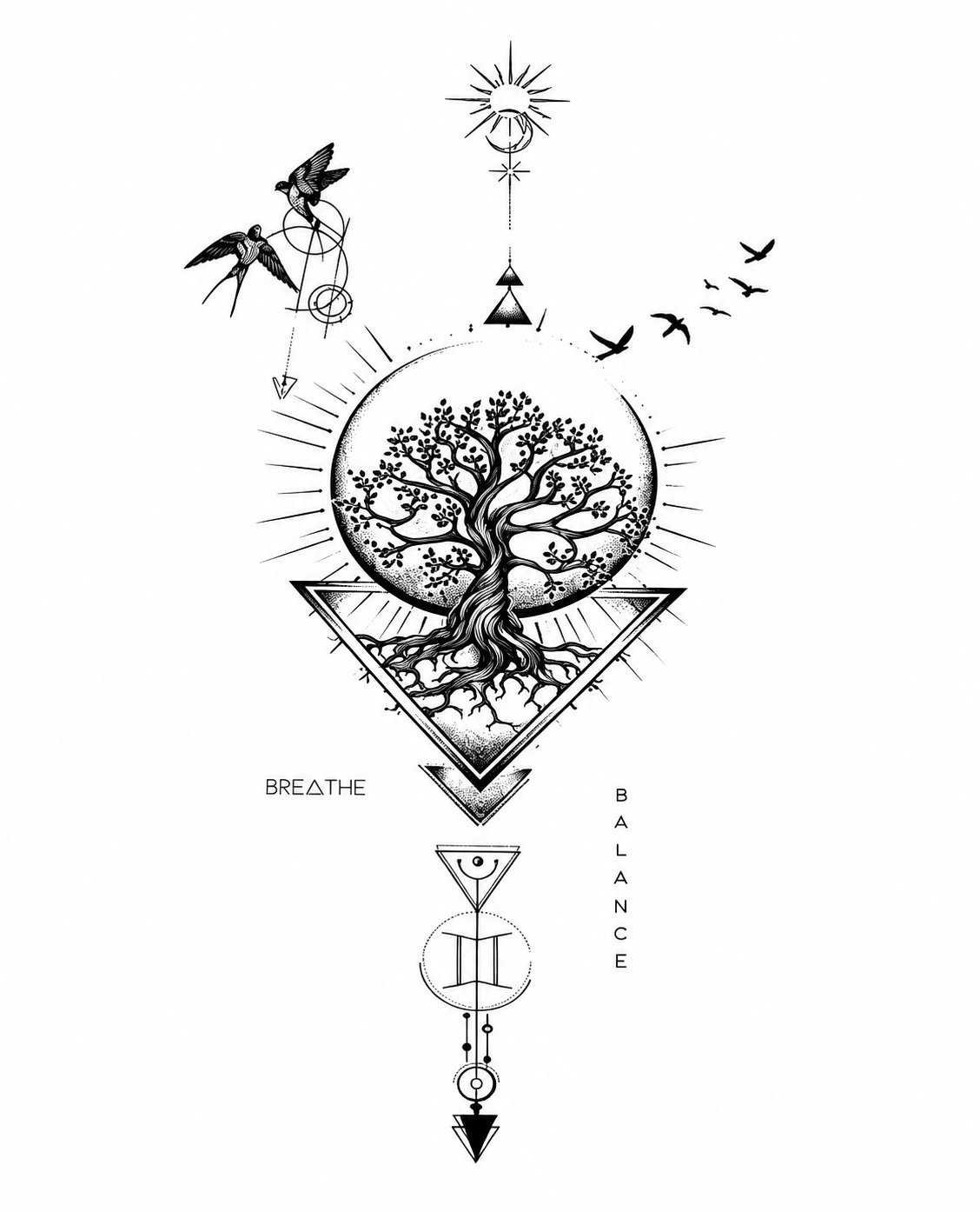 Arbre de Vie - 5 x 17 cm