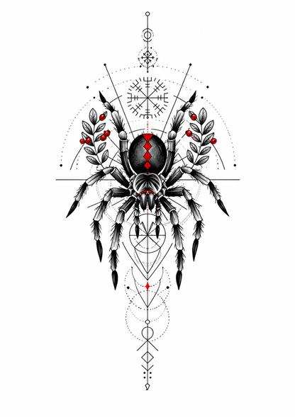Black Widow - 5 x 17 cm