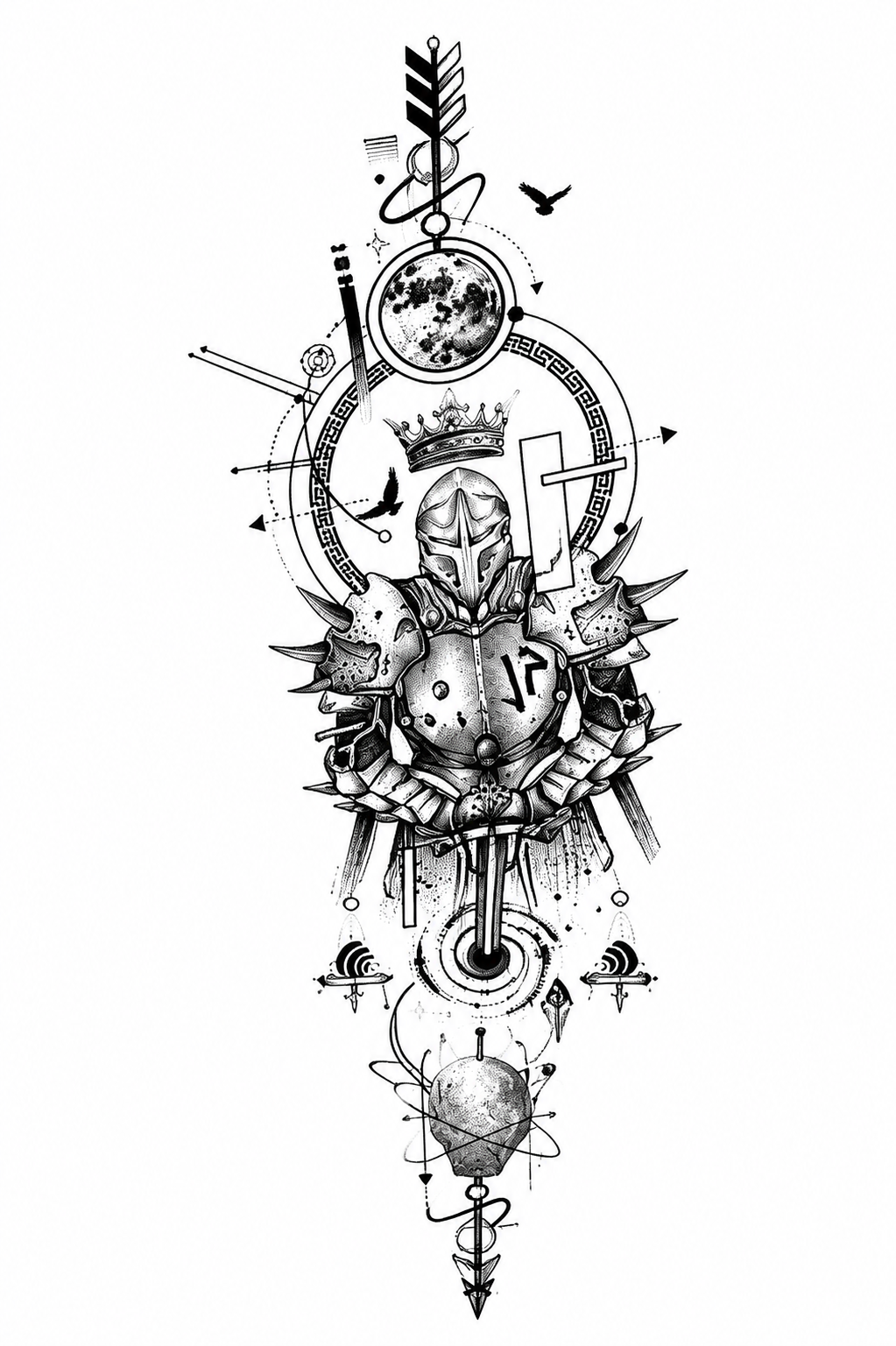 Chevalier Cosmique - 5 x 17 cm