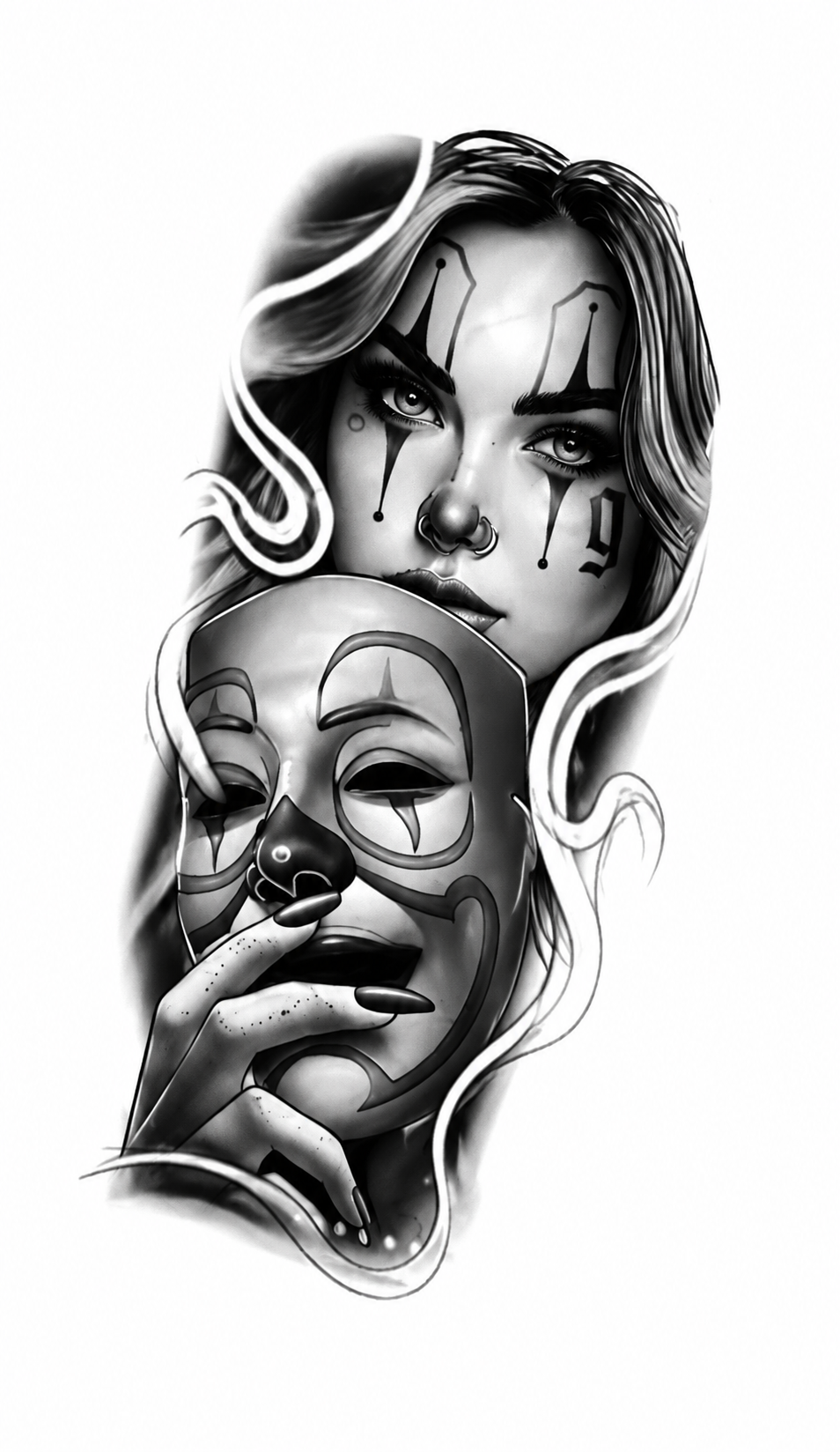 Dual Mask Muse - 10 x 20 cm