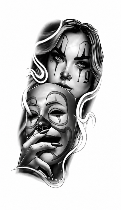 Dual Mask Muse - 10 x 20 cm