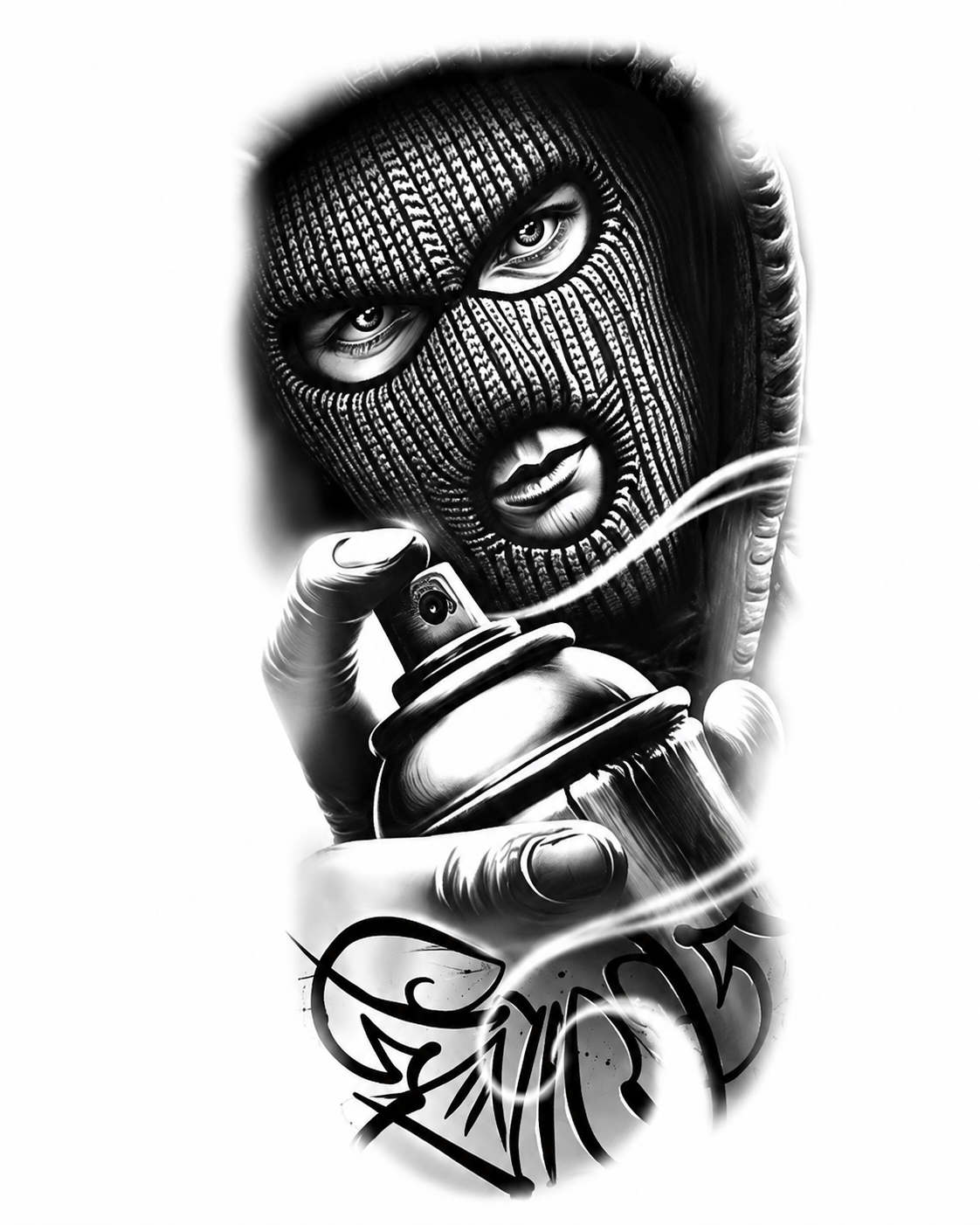 Masked Rebel - 10 x 20 cm