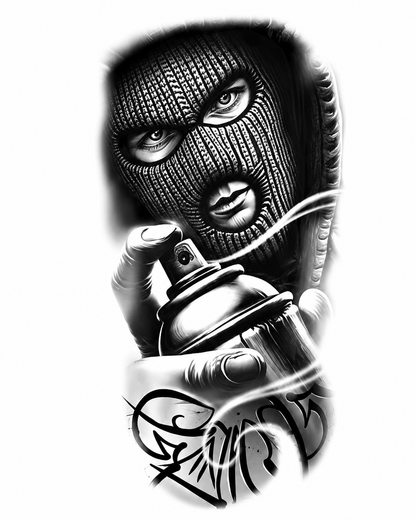 Masked Rebel - 10 x 20 cm