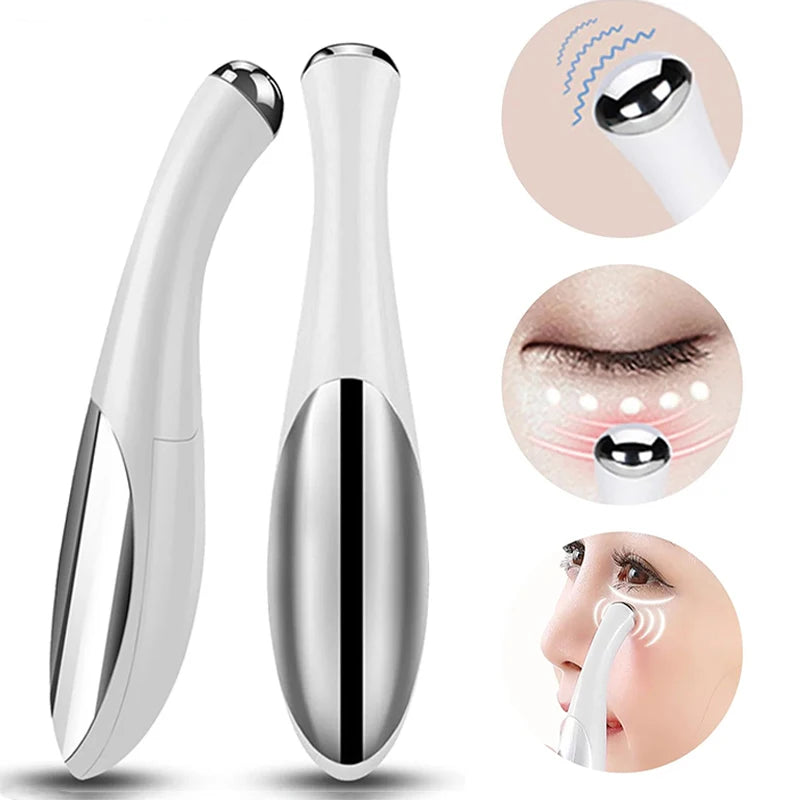 Stylo de Massage Oculaire Électrique : Soin Beauté Portable pour Vos Yeux