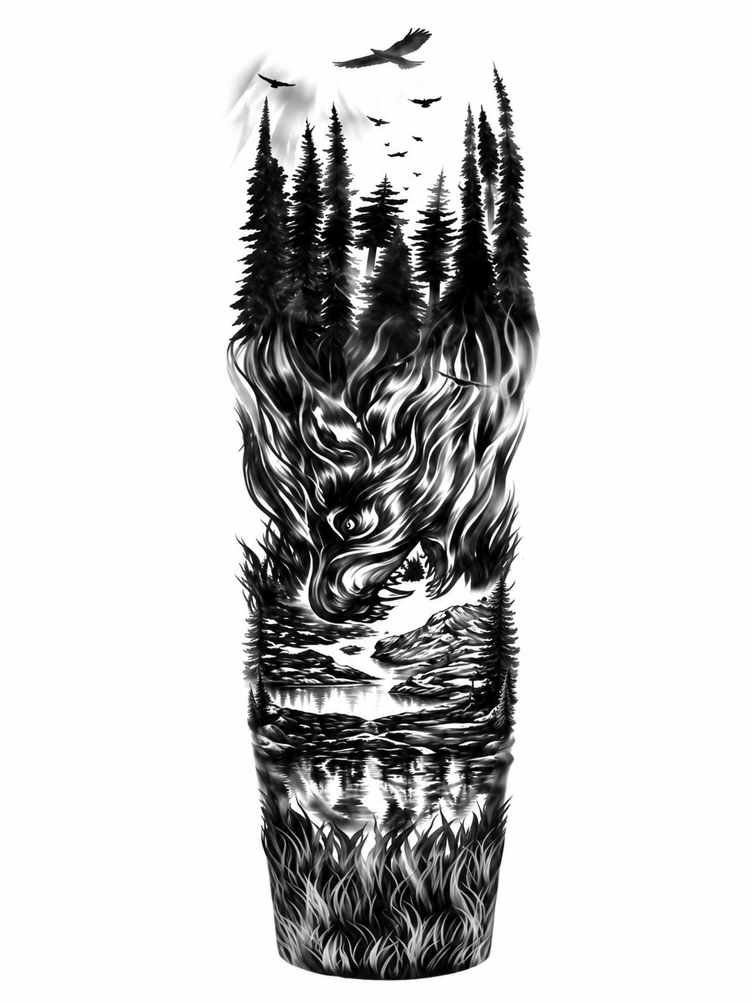 Esprit de la Forêt - 48 x 17 cm