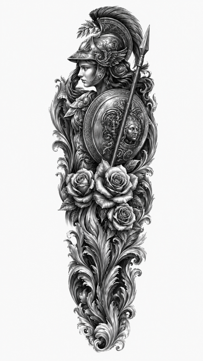 Guerrière Antique - 48 x 17 cm