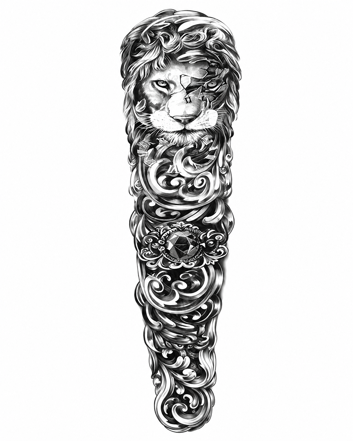Souverain Brisé - 48 x 17 cm