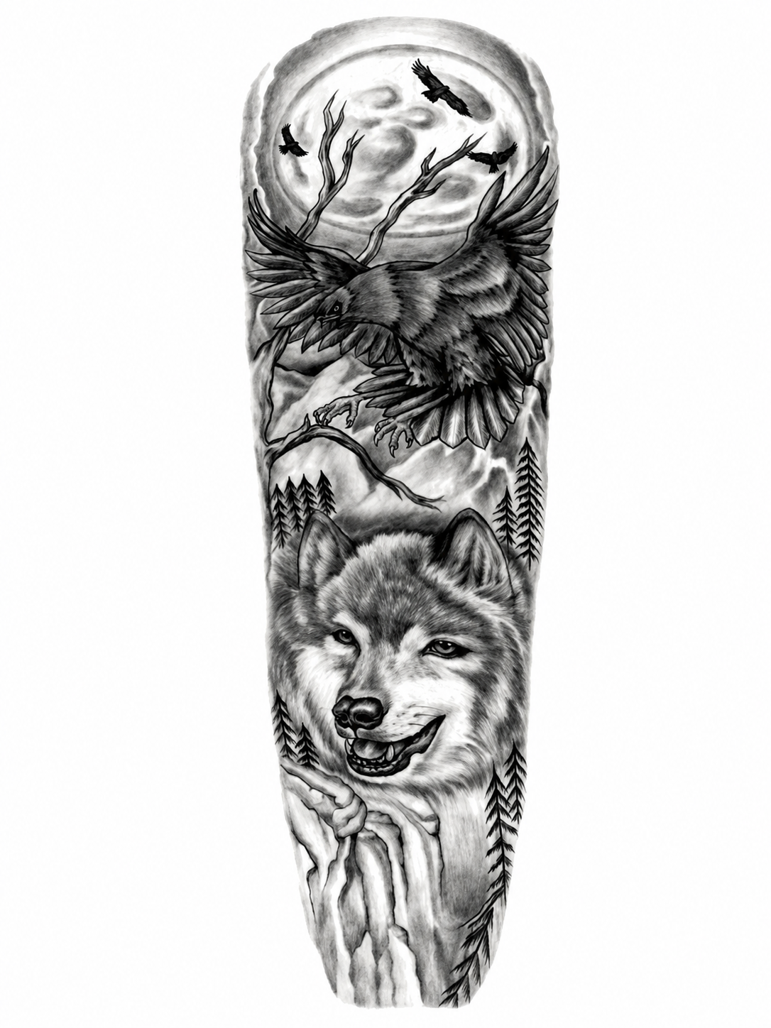 Esprit du Loup - 48 x 17 cm