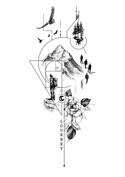 Voyage & Montagne - 5 x 17 cm